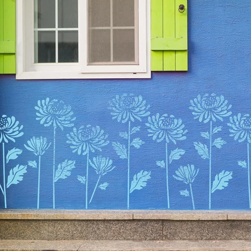 Store blomsterskabeloner til havehegn