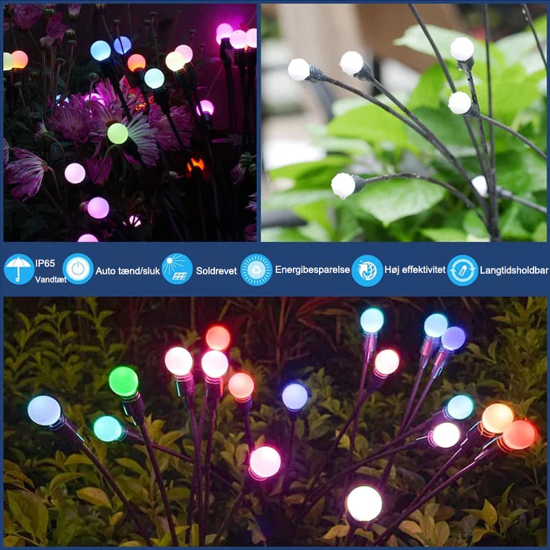 Solcelledrevent Plug-in LED Havelys Firefly i ildfluemotiv