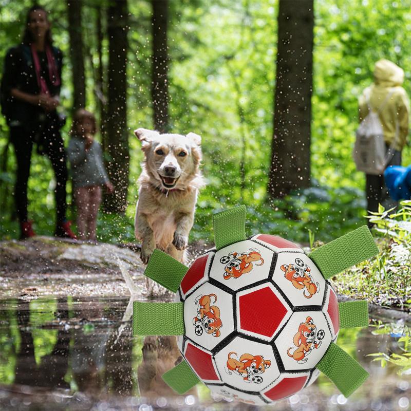 Interaktivt hunde fodbold legetøj