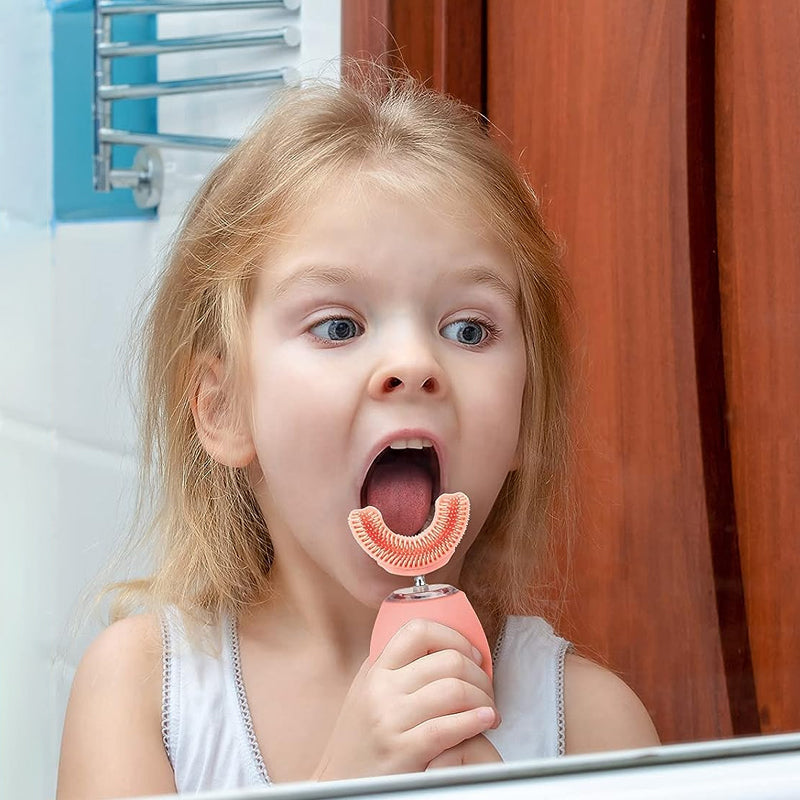 Electric U-Shaped Toothbrush for Children