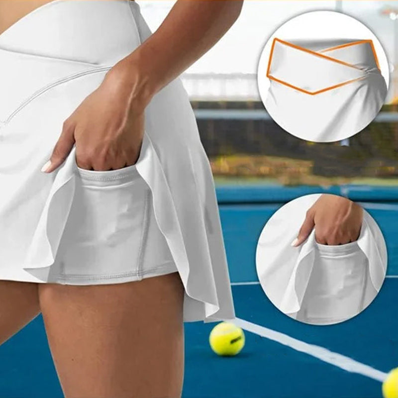 Stretchy Tennis skort With Pockets