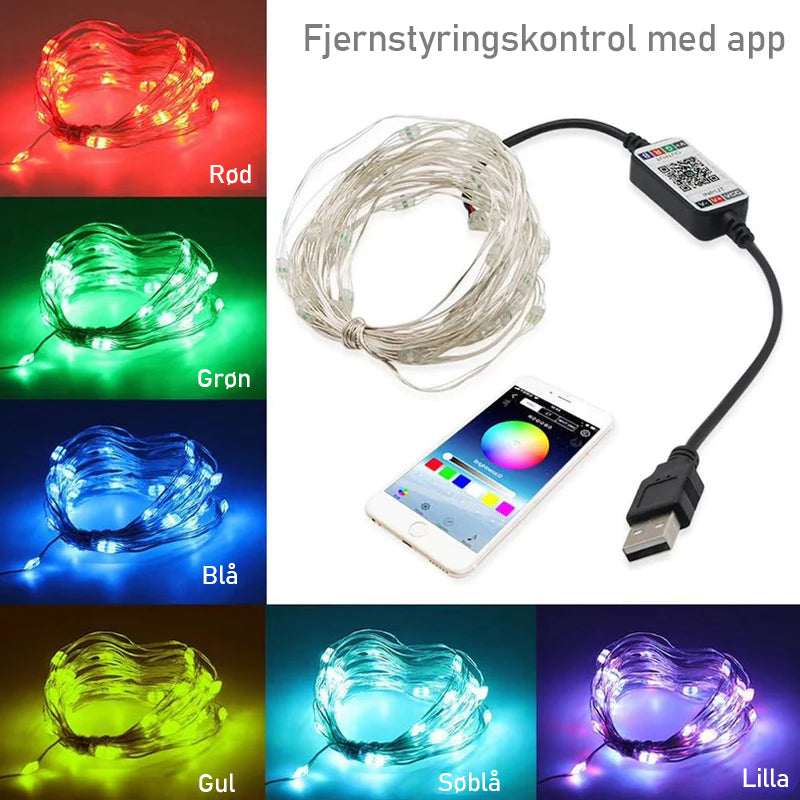 LED Julelyskæde