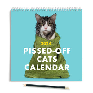 2024 Kalender med vrede katte