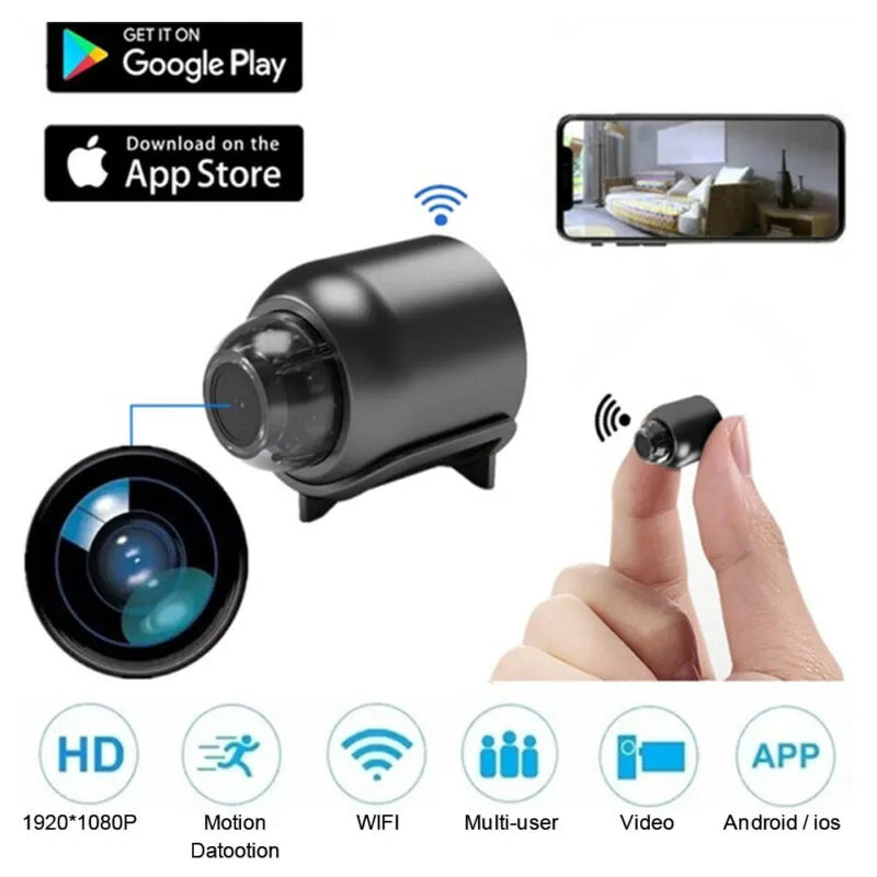 WIFI-styret minikamera 1080P HD