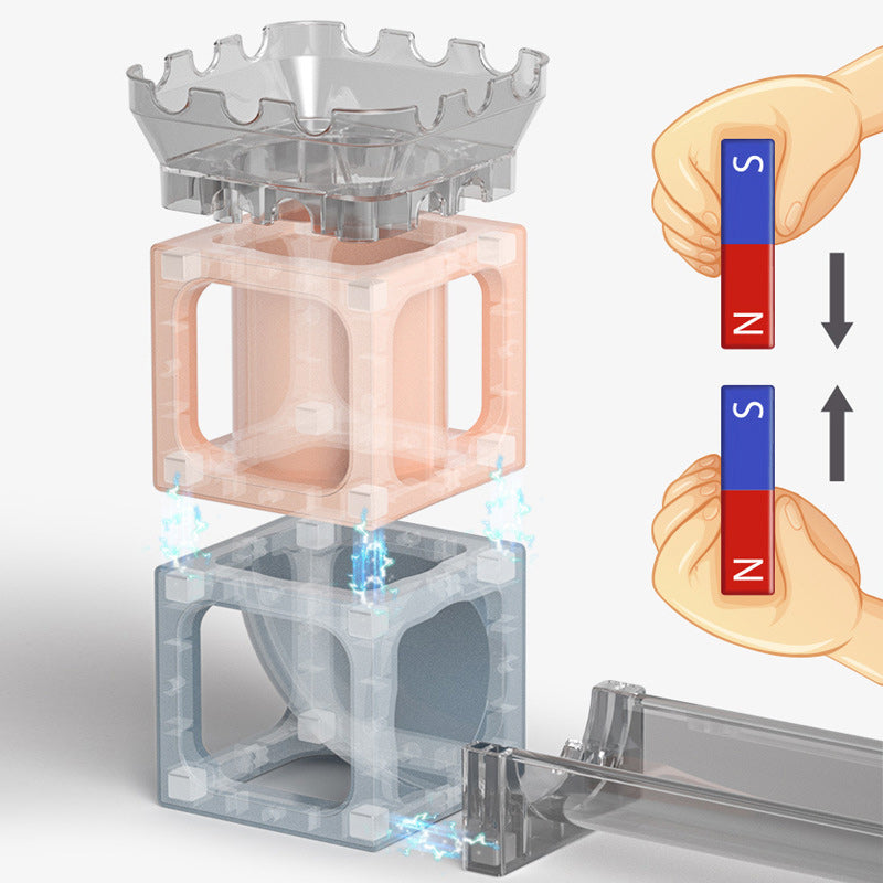 Magnetiske terninger til stabling af klodser Aktivitetslegetøj