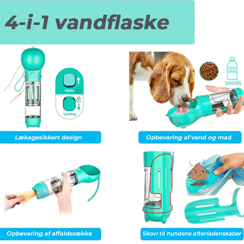 4 in 1 Multifunctional Dog Bottle