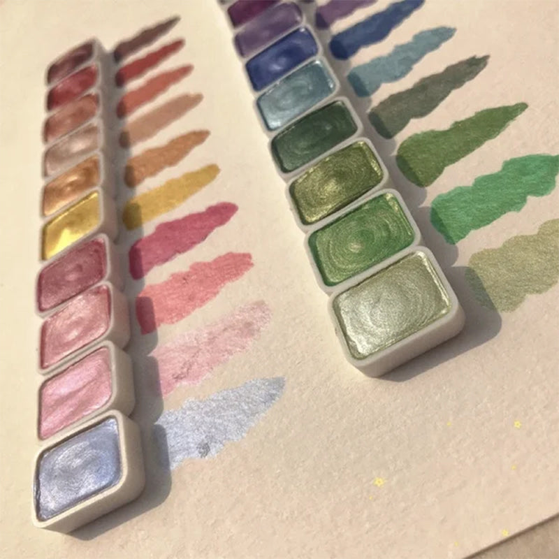 20 farver akvarel malesæt