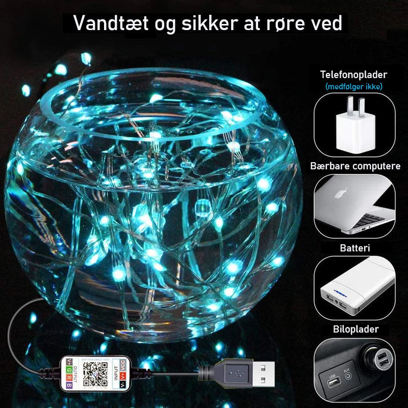 LED Julelyskæde