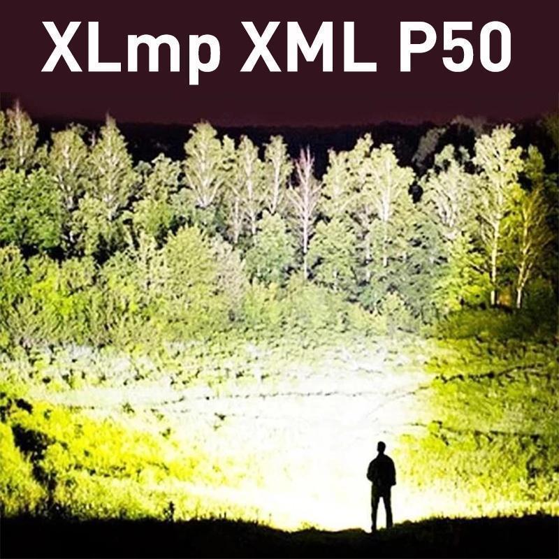 XHP50 LED lommelygte