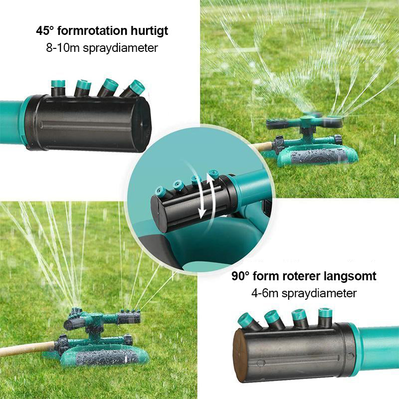 360 graders automatisk roterende sprinkler