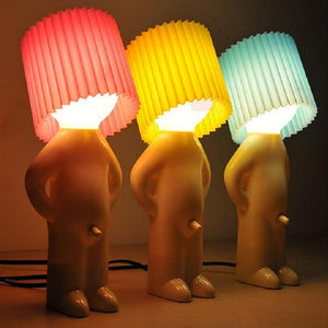 Genert lille mand kreativ lampe