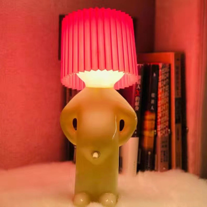 Genert lille mand kreativ lampe