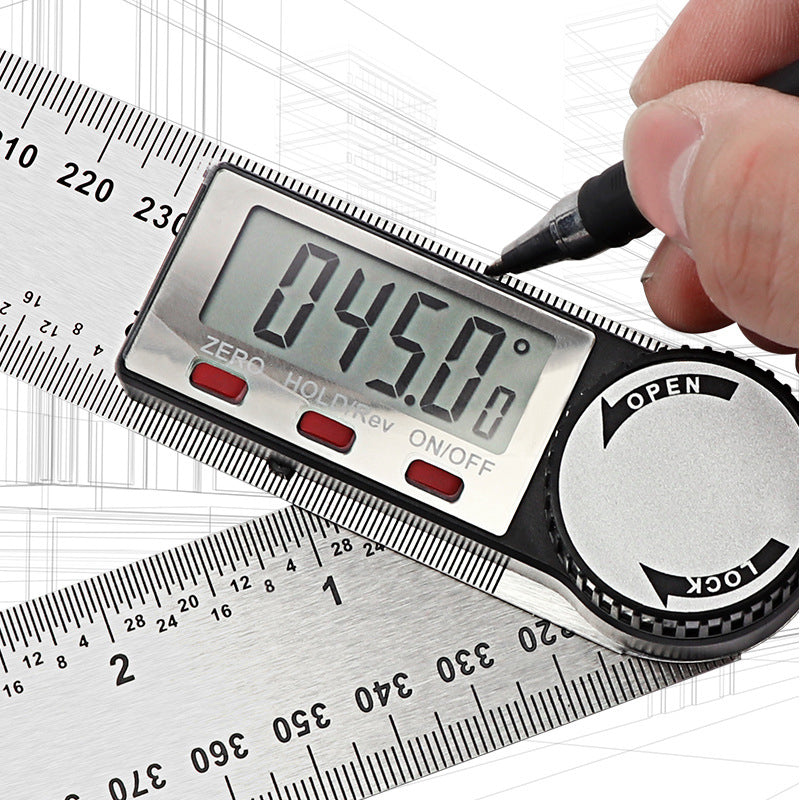 Electronisk Vinkellineal med digitalt display