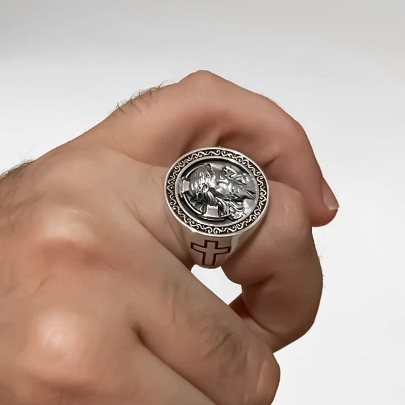 Jesus kors ring